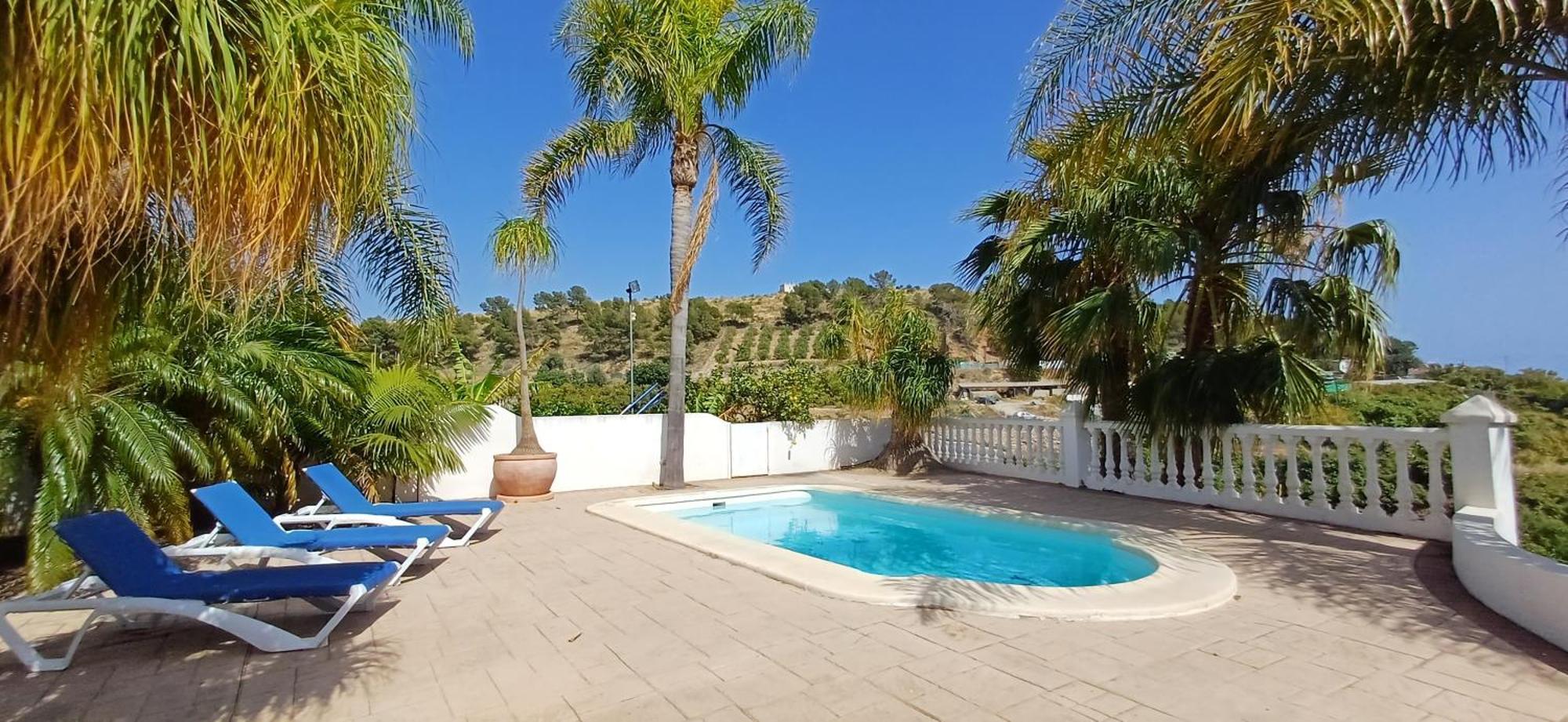 Villa Encantador Cortijo Con Piscina Privada Y Vista Al Mar