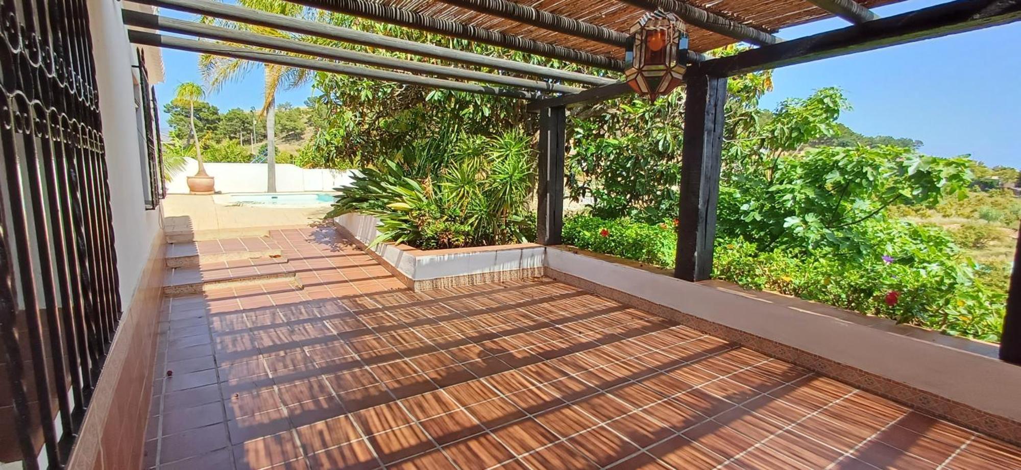 Encantador Cortijo Con Piscina Privada Y Vista Al Mar Villa