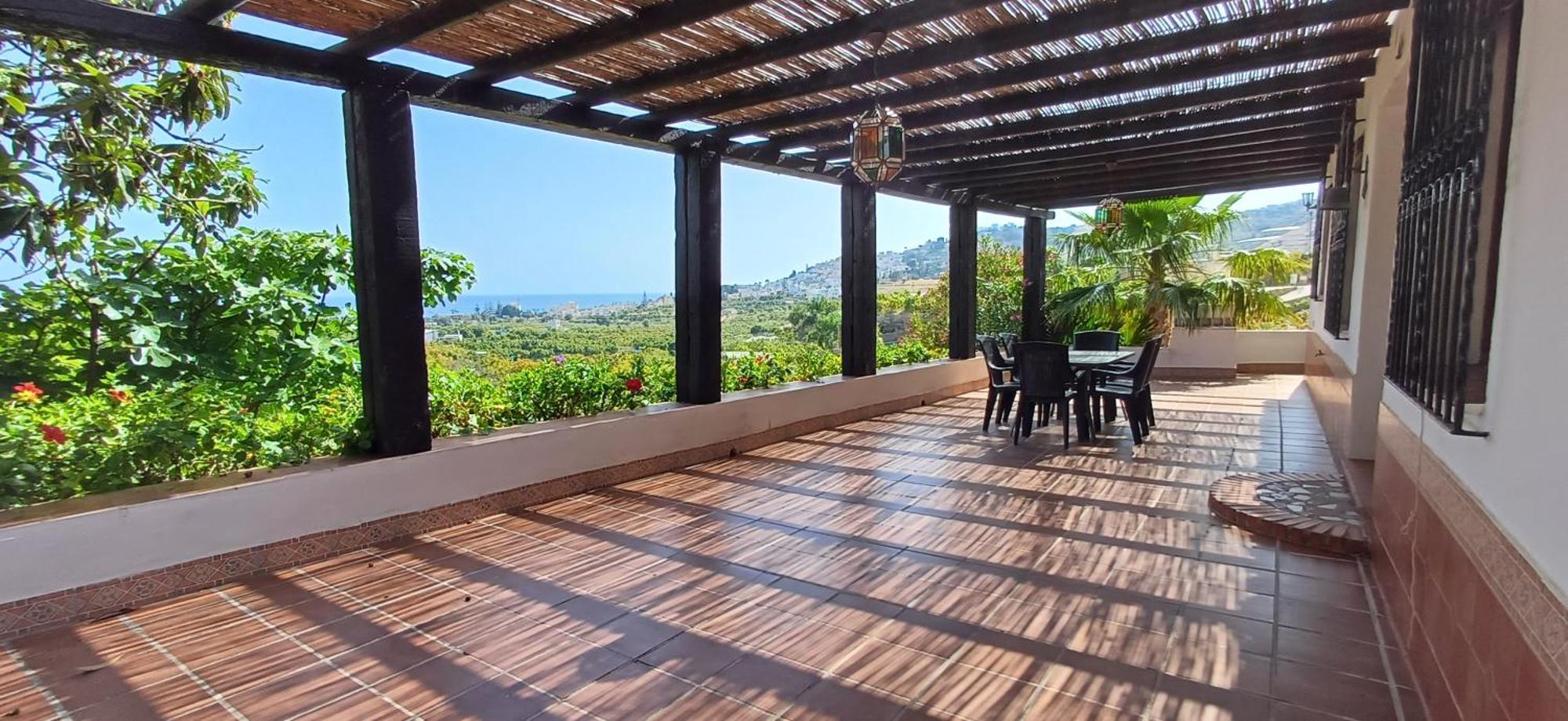 Villa Encantador Cortijo Con Piscina Privada Y Vista Al Mar
