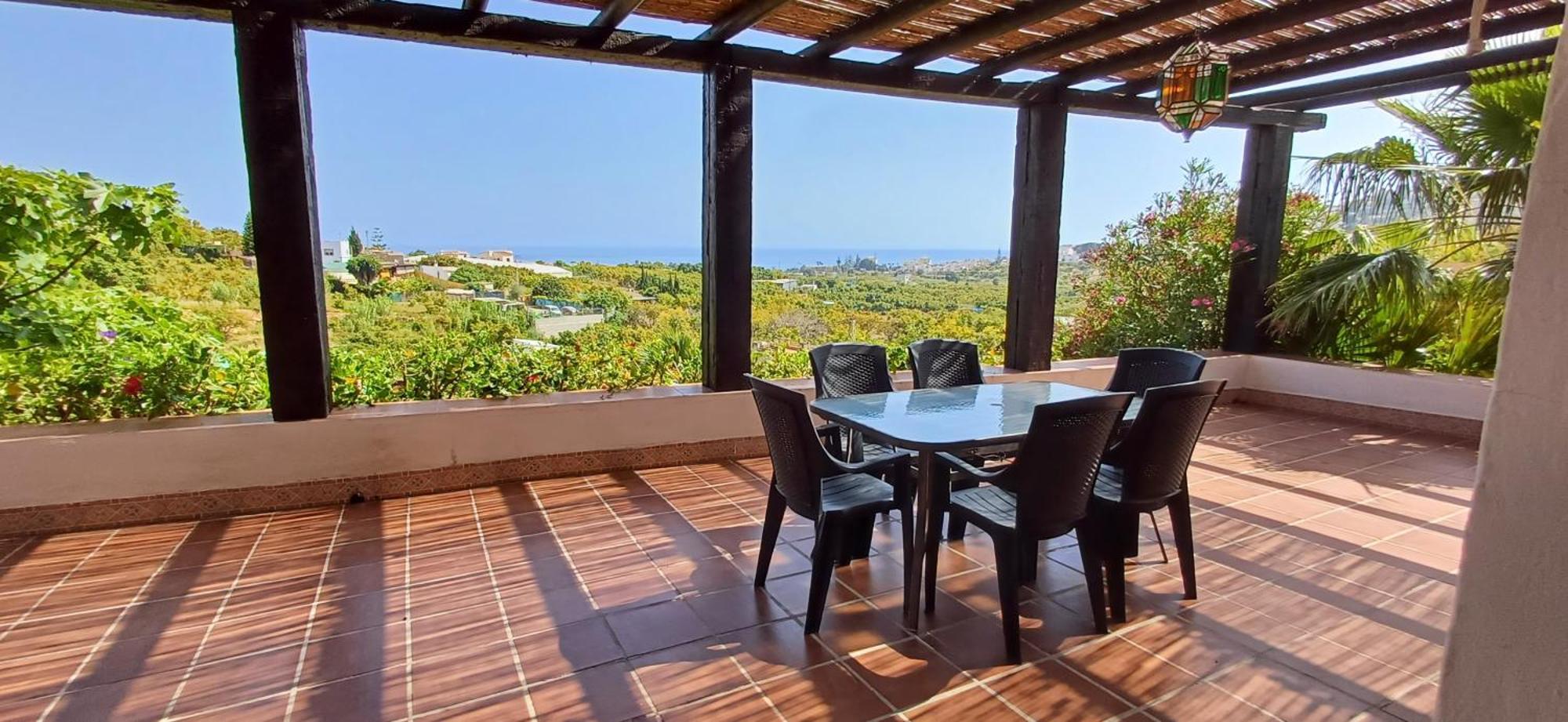 Encantador Cortijo Con Piscina Privada Y Vista Al Mar Villa