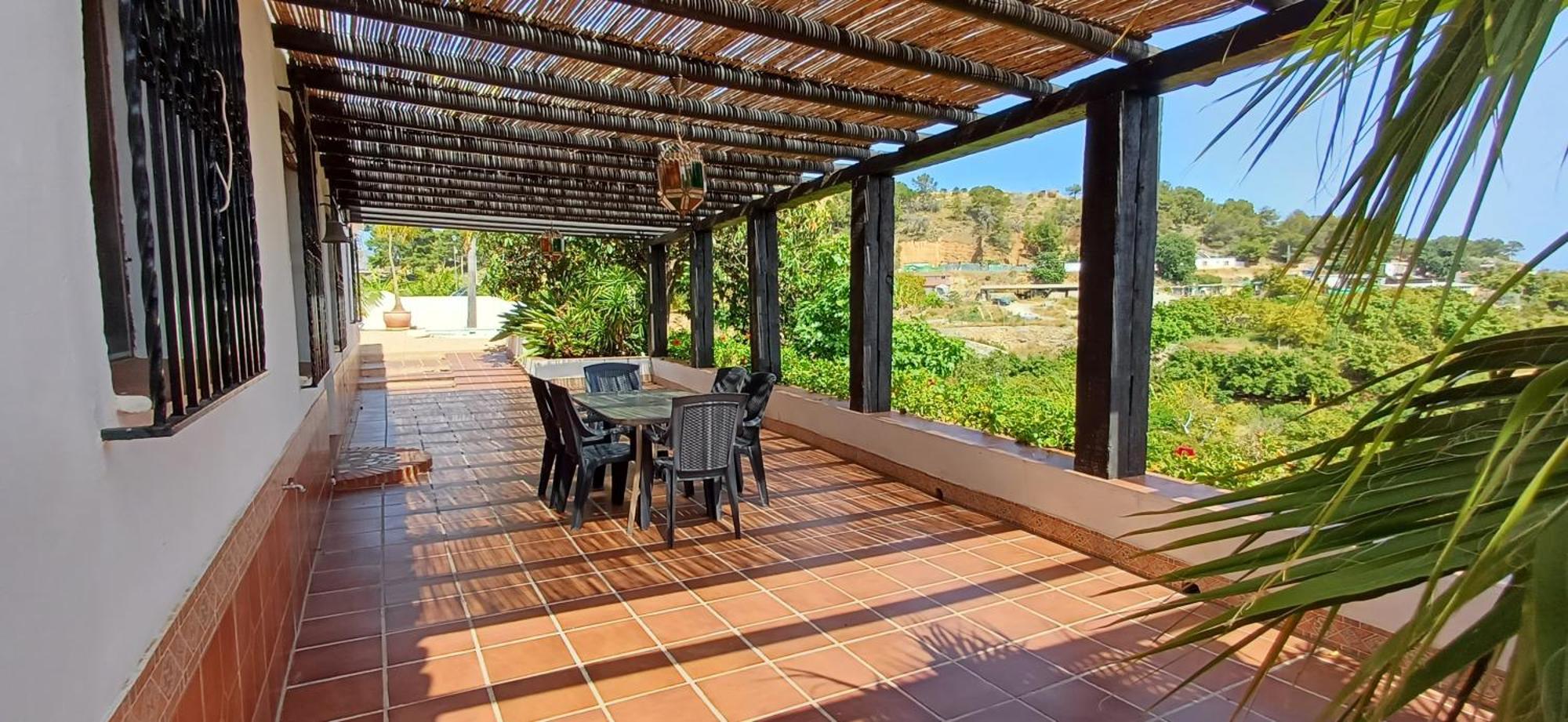Encantador Cortijo Con Piscina Privada Y Vista Al Mar Málaga